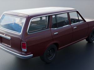 Datsun 1200 Wagon 1972 Modelo de impresión 3D