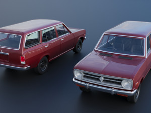Datsun 1200 Wagon 1972 Modelo de impresión 3D