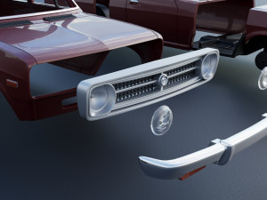 Datsun 1200 Wagon 1972 Modelo de impresión 3D