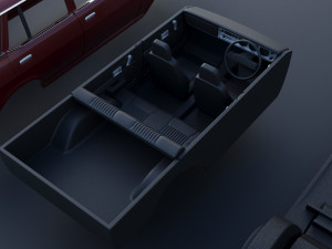Datsun 1200 Wagon 1972 Modelo de impresión 3D