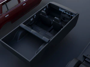 Datsun 1200 Wagon 1972 3D Print Model