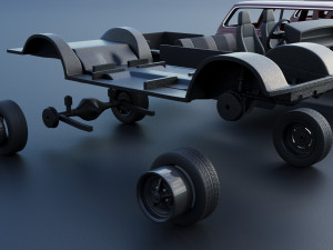 Datsun 1200 Wagon 1972 Modelo de impresión 3D