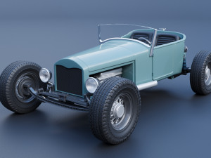 Model T Hot Rod 3D Baskı Modeli
