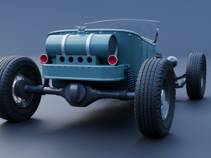 Model T Hot Rod 3D Baskı Modeli