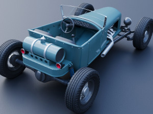 Model T Hot Rod 3D Baskı Modeli