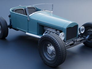 Model T Hot Rod 3D Baskı Modeli