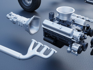 Model T Hot Rod 3D Baskı Modeli