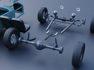 Model T Hot Rod 3D Baskı Modeli