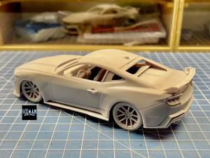 Ford-Mustang 2024 Dark Horse Model do druku 3D