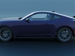 Ford-Mustang 2024 Dark Horse Model do druku 3D