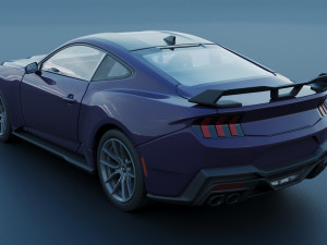 Ford-Mustang 2024 Dark Horse Model do druku 3D