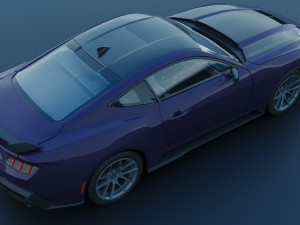 Ford-Mustang 2024 Dark Horse Model do druku 3D