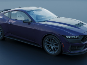 Ford-Mustang 2024 Dark Horse Model do druku 3D
