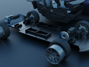 Ford-Mustang 2024 Dark Horse Model do druku 3D
