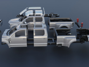 Ford-F350 - 2023 3D-printmodel
