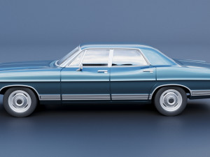 Ford-Galaxie 500 1967 4 door 3D प्रिंट मॉडल