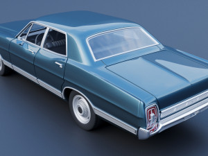 Ford-Galaxie 500 1967 4 door 3D प्रिंट मॉडल
