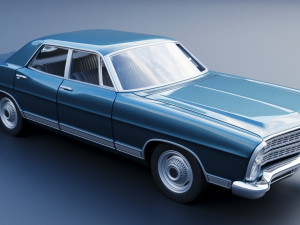 Ford-Galaxie 500 1967 4 door 3D प्रिंट मॉडल