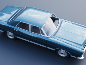 Ford-Galaxie 500 1967 4 door 3D प्रिंट मॉडल