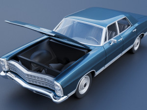 Ford-Galaxie 500 1967 4 door 3D प्रिंट मॉडल
