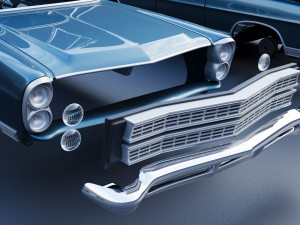 Ford-Galaxie 500 1967 4 door 3D प्रिंट मॉडल