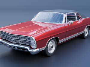 Ford-LTD Coupe 1967 3D Принт Модель