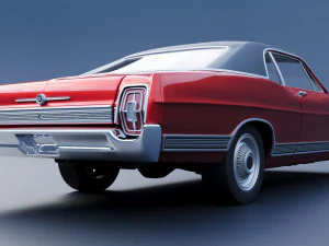 Ford-LTD Coupe 1967 3D Print Model