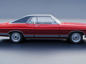 Ford-LTD Coupe 1967 3D Print Model