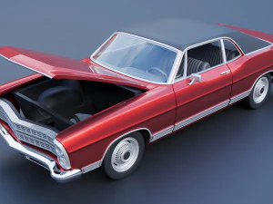 Ford-LTD Coupe 1967 3D Print Model