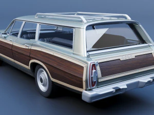 Ford-Country Squire 1967 3D Print Model