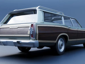 Ford-Country Squire 1967 3D Print Model