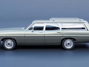 Ford-Country Squire 1967 3D प्रिंट मॉडल