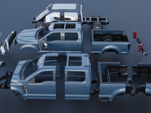 Ford-F250 - 2023 3D-Druckmodell