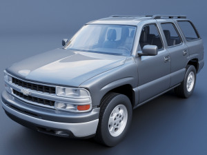 Chevrolet Tahoe 2002 3D Print Model