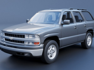 Chevrolet Tahoe 2002 3D Print Model