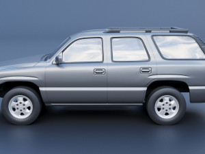 Chevrolet Tahoe 2002 3D Print Model