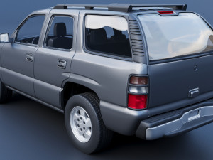 Chevrolet Tahoe 2002 3D Print Model