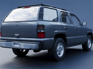 Chevrolet Tahoe 2002 3D Print Model