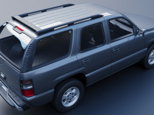Chevrolet Tahoe 2002 3D Print Model