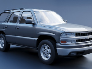 Chevrolet Tahoe 2002 3D Print Model