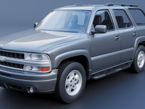 Chevrolet Tahoe 2002 3D Print Model