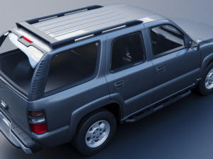 Chevrolet Tahoe 2002 3D Print Model