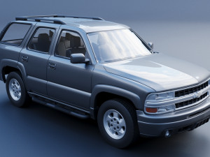 Chevrolet Tahoe 2002 3D Print Model