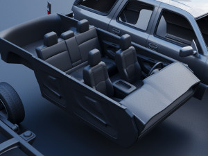 Chevrolet Tahoe 2002 3D Print Model