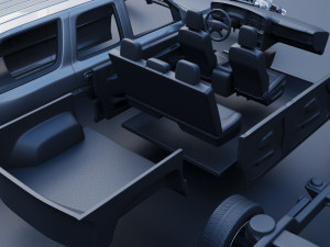 Chevrolet Tahoe 2002 3D Print Model