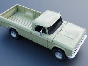 Dodge Power Wagon W100 1969 3D Print Model