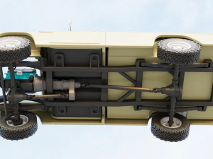 Dodge Power Wagon W100 1969 3D Print Model