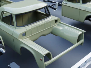 Dodge Power Wagon W100 1969 3D Print Model
