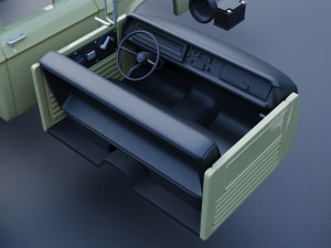 Dodge Power Wagon W100 1969 Modèles 3D en vedette