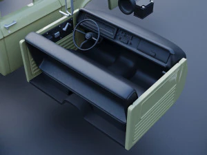 Dodge Power Wagon W100 1969 3D Print Model